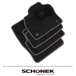Veloursmatten Textilmatten Fu&szlig;matten f&uuml;r SEAT LEON / SC / ST (5F) 4-tlg