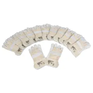 Rindnarbenleder-Handschuhe Arbeitshandschuhe GRAU - Gr&ouml;&szlig;e 10 / XL (12 Paar)