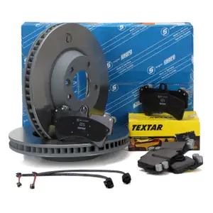 SEBRO Bremsscheiben TEXTAR Bel&auml;ge Wako AUDI Q7 PORSCHE CAYENNE VW TOUAREG vorne