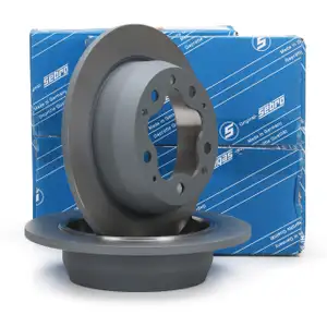 SEBRO Bremsscheiben Satz f&uuml;r PORSCHE 356 B / C 1600 2000 71-140 PS hinten