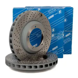 SEBRO Bremsscheiben f&uuml;r PORSCHE 911 3.3 / SC Turbo 300-330 PS ab 09.1980 vorne