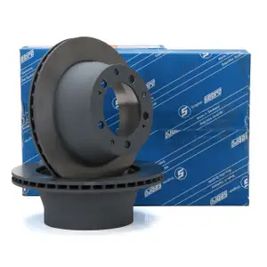 SEBRO Bremsscheiben Satz f&uuml;r PORSCHE 944 2.5 + 2.5 S + 2.7 ab 09.1987 hinten