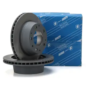 SEBRO Bremsscheiben f&uuml;r PORSCHE 911 3.2 + 3.2 SC Carrera 207/218/231 PS hinten
