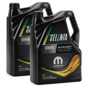 PETRONAS SELENIA Motor&ouml;l &Ouml;l WR PURE ENERGY 5W30 5W-30 Fiat 9.55535-S1 - 10 Liter