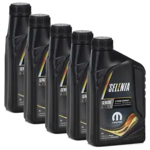 PETRONAS SELENIA Motor&ouml;l &Ouml;l K PURE ENERGY 5W40 5W-40 Fiat 9.55535-S2 - 5 Liter