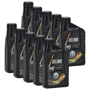 PETRONAS SELENIA Motor&ouml;l &Ouml;l K PURE ENERGY 5W40 5W-40 Fiat 9.55535-S2 - 10 Liter