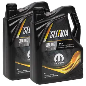 PETRONAS SELENIA Motor&ouml;l &Ouml;l SPORT 5W40 5W-40 f&uuml;r Fiat 9.55535-Z2 - 10L 10 Liter