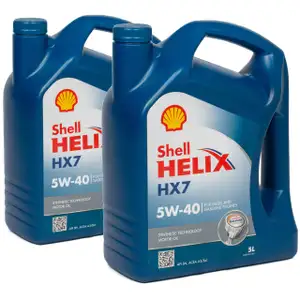 SHELL Motor&ouml;l &Ouml;l HELIX HX7 5W-40 5W40 MB 229.3 VW 502.00/505.00 - 10L 10 Liter