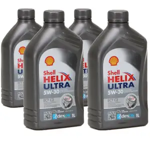 SHELL Motor&ouml;l &Ouml;l HELIX ULTRA ECT C3 5W30 dexos2 BMW LL-04 MB 229.51 - 4L 4 Liter