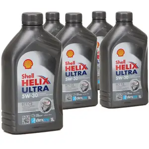 SHELL Motor&ouml;l &Ouml;l HELIX ULTRA ECT C3 5W30 dexos2 BMW LL-04 MB 229.51 - 5L 5 Liter