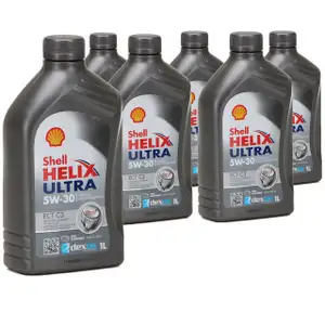 SHELL Motor&ouml;l &Ouml;l HELIX ULTRA ECT C3 5W30 dexos2 BMW LL-04 MB 229.51 - 6L 6 Liter