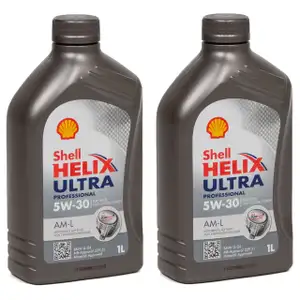 SHELL Motor&ouml;l &Ouml;l HELIX ULTRA Professional AM-L 5W30 f&uuml;r BMW LL-04 - 2L 2 Liter