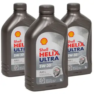 SHELL Motor&ouml;l &Ouml;l HELIX ULTRA Professional AM-L 5W30 f&uuml;r BMW LL-04 - 3L 3 Liter