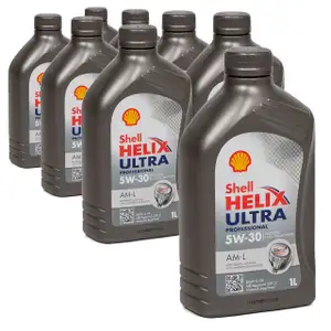 SHELL Motor&ouml;l &Ouml;l HELIX ULTRA Professional AM-L 5W30 f&uuml;r BMW LL-04 - 8L 8 Liter