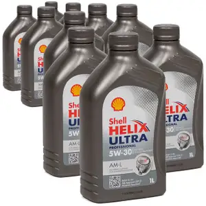 SHELL Motor&ouml;l &Ouml;l HELIX ULTRA Professional AM-L 5W30 f&uuml;r BMW LL-04 - 10L 10 Liter