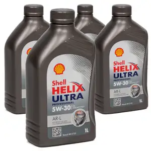 SHELL Motor&ouml;l &Ouml;l HELIX ULTRA Professional AR-L 5W30 Renault RN0720 - 4L 4 Liter