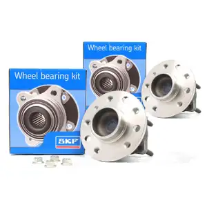 2x SKF Radnabe Radlager f&uuml;r Opel Astra H Meriva B Zafira B hinten VKBA3653