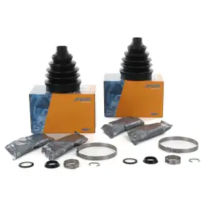 2x SPIDAN Achsmanschetten Satz f&uuml;r AUDI SEAT SKODA VOLVO VW vorne RADSEITIG