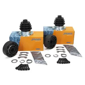 2x SPIDAN 21821 Antriebsgelenk PORSCHE 924 2.0 2.5 S + 944 2.5 2.7 3.0 S2 hinten