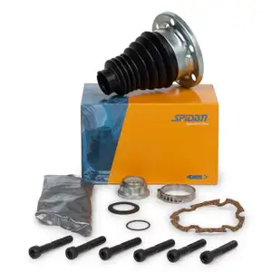 SPIDAN 23268 Achsmanschetten Satz AUDI SKODA VW vorne / hinten getriebeseitig 1K0498201