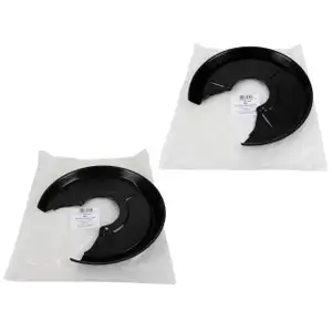 2x Abdeckblech Ankerblech f&uuml;r AUDI A4 (8D B5) S4 / RS4 quattro hinten
