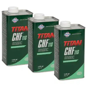 3x 1L 3 Liter PENTOSIN Hydraulik&ouml;l Servolenkungs&ouml;l CHF 11S MB 0019892403