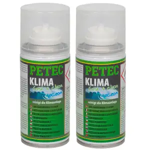 PETEC 71450 Klima Fresh & Clean Klimaanlagen-Lufterfrischer OCEAN 2x 150ml