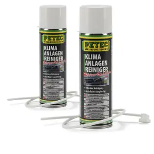 PETEC 71350 Klimaanlagenreiniger Aktivschaum Zitrus-Schaum Desinfektion 1 Liter