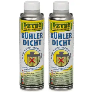 PETEC 80250 K&uuml;hlerdicht K&uuml;hlerdichtstoff K&uuml;hlerdichtmittel 2x 250ml GR&Uuml;N