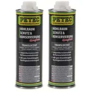 2x 1L PETEC 73510 Hohlraumschutz & Konservierung Hohlraumversiegelung Saugdose
