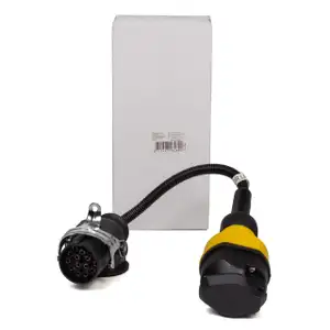 PROPLUS Adapter Anh&auml;ngerstecker Anh&auml;ngersteckdose 24V 15-polig auf 12V 13-polig