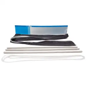 PROPLUS magnet-Adapter Kederadapter Adaptersatz f&uuml;r Busvorzelt Kederband 280cm