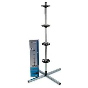 PROPLUS Felgenbaum Felgenst&auml;nder Aluminium XL f&uuml;r 4 Reifen bis 295mm max 100kg