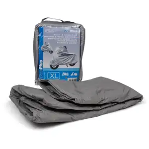 PROPLUS Motorrad Schutzh&uuml;lle Rollerabdeckung 246x104x127cm XL GRAU
