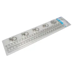 PROPLUS Zurrschienen Set 2x60cm + 4 Fitting &Ouml;se & Befestigungsmaterial