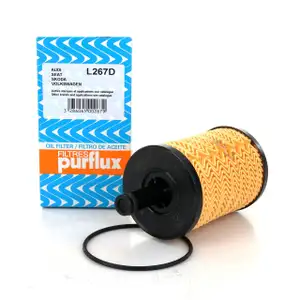 PURFLUX &Ouml;lfilter L267D f&uuml;r VW AUDI SEAT SKODA 1.9 / 2.0 TDI 071115562C