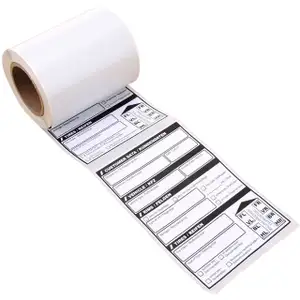 100x Reifenetikett 80x120mm f&uuml;r die Reifeneinlagerung auf Rolle Autoreifen PKW