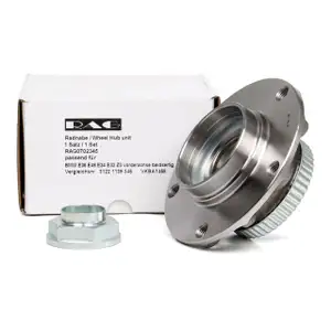 Radnabe + ABS Ring BMW 3er E36 E46 5er E34 E32 E31 Z3 Z4 E85 E86 vorne
