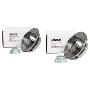 2x Radnabe + ABS Ring BMW 3er E36 E46 5er E34 E32 E31 Z3 Z4 E85 E86 vorne