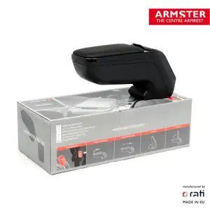 ARMSTER 2 - PREMIUM Armlehne Mittelarmlehne SCHWARZ f&uuml;r RENAULT CAPTUR bis 2016
