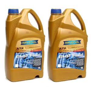 RAVENOL Getriebe&ouml;l Automatik&ouml;l Automatikgetriebe&ouml;l ATF 6HP Fluid 8 Liter 8L