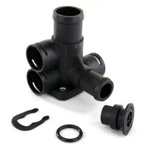 Wasserflansch K&uuml;hlwasserflansch K&uuml;hlmittelflansch AUDI 80 100 GOLF 2 PASSAT 3A