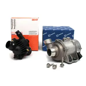 PIERBURG Wasserpumpe + BEHR / MAHLE Thermostat BMW 1er 3er 5er 6er 7er X1 X3 Z4