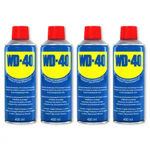 WD-40 49004 Multifunktionsspray Multifunktions&ouml;l Kontaktspray Kriech&ouml;l 4x 400ml
