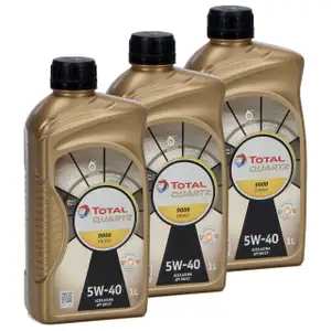 TOTAL QUARTZ 9000 ENERGY 5W-40 Motor&ouml;l BMW LL-01 MB 229.5 229.3 - 3 L 3 Liter
