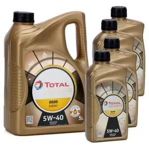 TOTAL QUARTZ 9000 ENERGY 5W-40 Motor&ouml;l BMW LL-01 MB 229.5 229.3 - 9 L 9 Liter