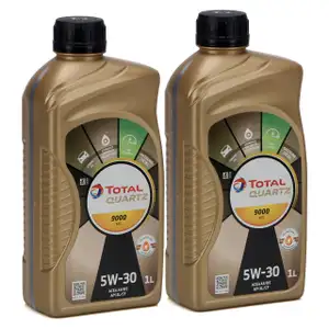 TOTAL QUARTZ 9000 FUTURE NFC 5W-30 Motor&ouml;l 2L 5W30 2 Liter f&uuml;r FORD WSS-M2C913-D