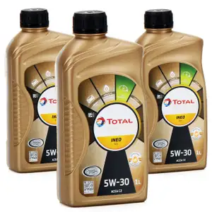 TOTAL QUARTZ INEO ECS 5W-30 Motor&ouml;l PSA B71 2290 Fiat 9.55535-S1 - 3L 3 Liter