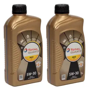 TOTAL QUARTZ INEO MC3 5W-30 Motor&ouml;l PSA B71 2297 MB 229.52 BMW LL-04 2L 2 Liter