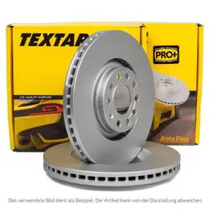 TEXTAR Bremsscheiben Satz f&uuml;r Audi A4 (8D B5 B6 B7) A8 (4D) VW Passat (3B) vorne